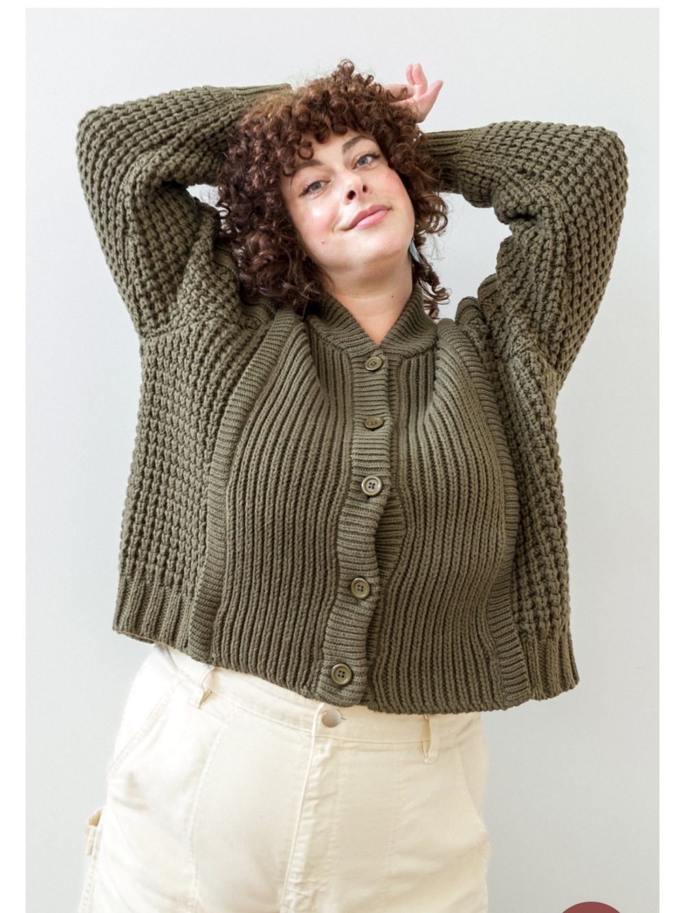 CuratorSF Sara cardigan (MOSS)